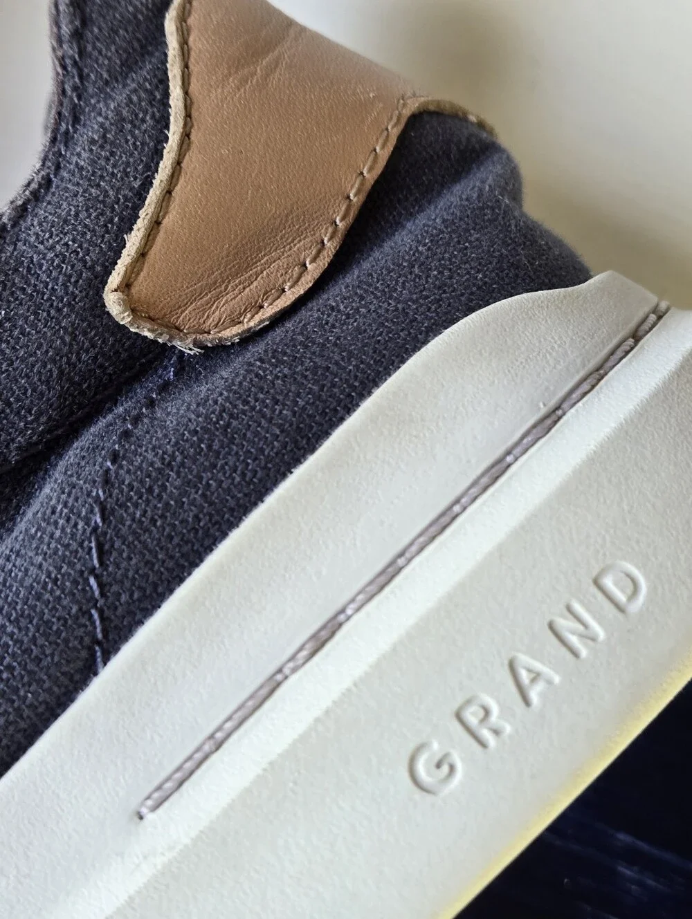 Cole Haan GrandPro Rally Canvas Lace-Up Blue Court Sneakers Size US 12